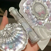 Shell Makeup Gift Box Pastel Blue Pearl Beauty Set for Women