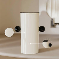 Makeup Brush Holder with Lid 4-Compartment Cosmetic Brush Storage Box Desktop