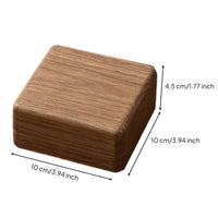 Walnut Jewelry Box Giftable Wood Jewelry Box Scratch-Resistant