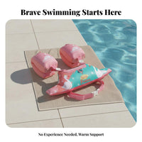 High Buoyancy Toddler Arm Floaties Beginner Friendly Children's Swim Instructor Cute Cartoon Design for Toddlers, Beginners