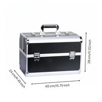 Makeup Train Case Multi-Layer Train Case Large Capacity for on-Set