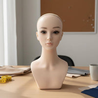 Styling Model Head Versatile Female Head Form PVC for Cosplayers, Studio