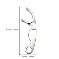 Stainless Steel Floss Pick Reusable Silver Finish