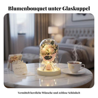 Soap Blossom Glass Dome Romantic Gift Dome Elegant Design for Women