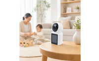 Communication System with Indoor Monitor High Resolution Tabletop Monitor with Camera Visual Communication System Camera
