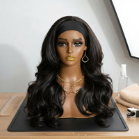 PVC Mannequin Head Smooth Surface Female Mannequin Head Ear Holes for Salons, Salon, Studio
