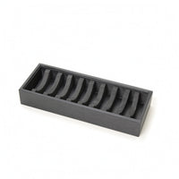 Jewelry Display Tray with Grooves 10-Groove for Retailers