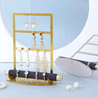 Jewelry Display Stand Freestanding Earring Display Oval Base