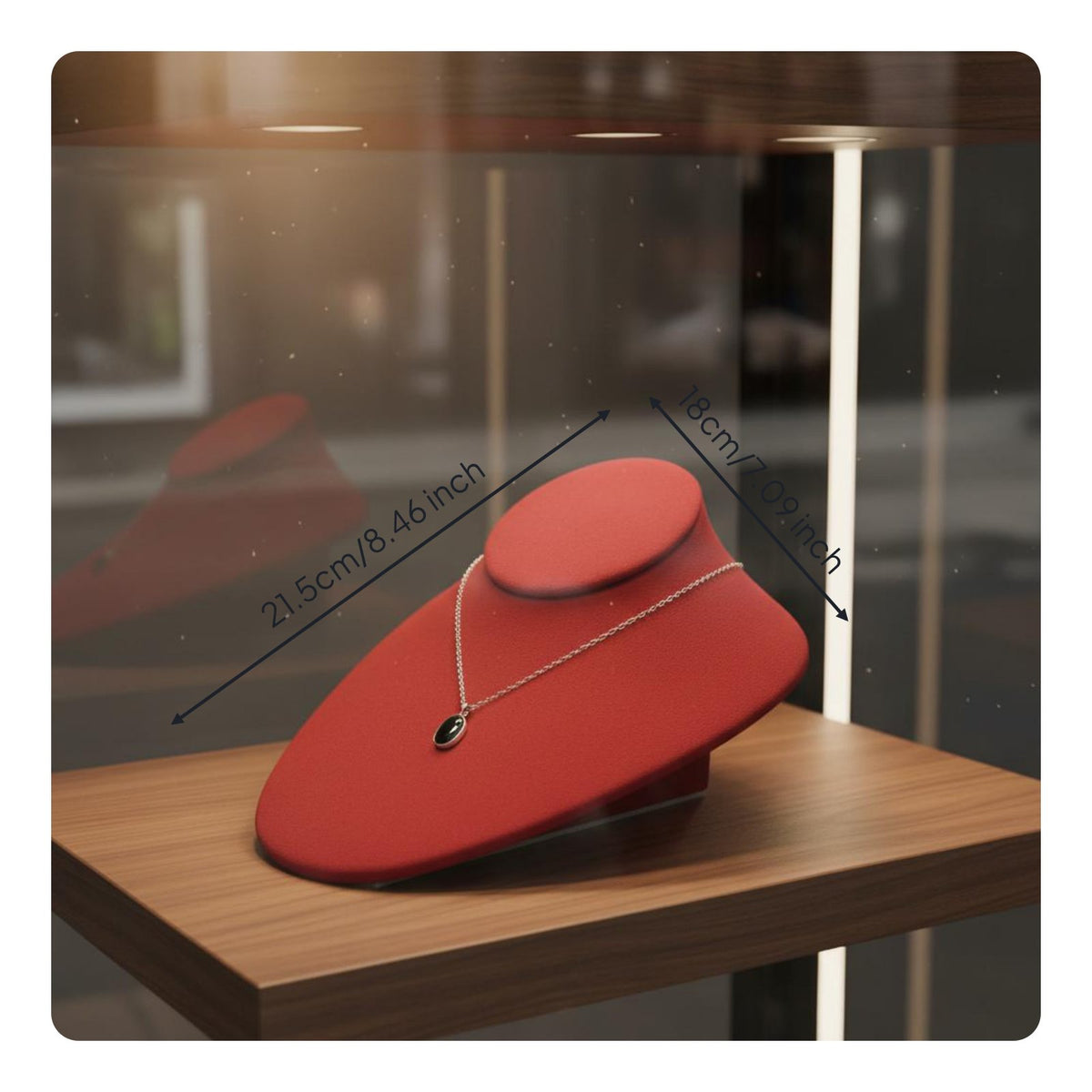 Necklace Display Bust Minimalist Design for Craft Fair, Boutique Owners