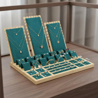 Earring Display Stand Wooden Earring Display Board Multi Opening