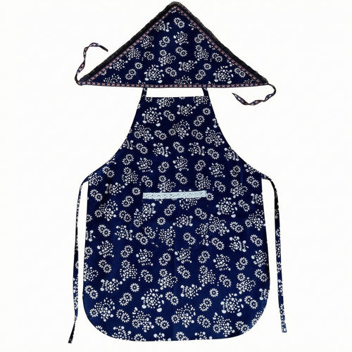Floral Apron Soft Cotton Apron Reusable