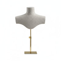 Necklace Display Bust Elegant Design Jewelry Bust Stand Neutral Color