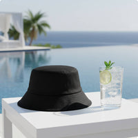 Black Pail Hat Unbranded Headwear Breathable for Men