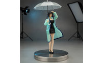 1/12 Scale Raincoat Contrast Edging BJD Doll Outerwear 1/12 Scale Overcoat Coat See-Through Design Poseable-Wire