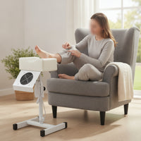 Upholstered Pedicure Stool with Dust Extractor Fan Comfortable Pedicure Stool with Vacuum Soft Nail Chair with Dust Collector Easy to Clean for Pedicurists, Beauty Parlors