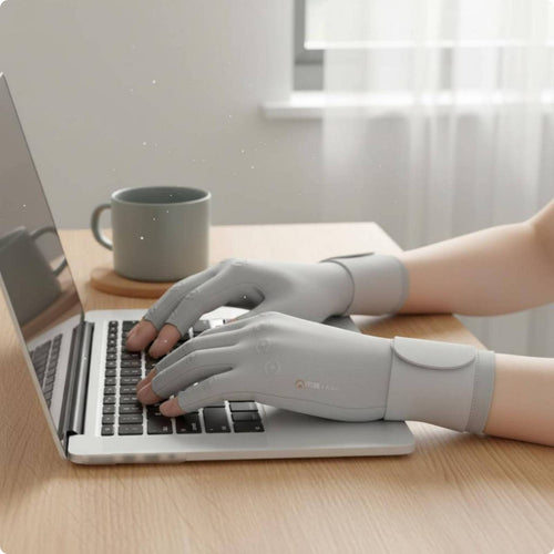 Fingerless Compression Glove Discomfort Reduction Carpal Tunnel Glove