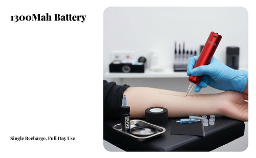 Rechargeable Wireless skin art Pen Kit Portable Cordless skin art Pen Kit Powerful engine skin art Equipment Multiple Operating Modes for Beginners, Home Practice