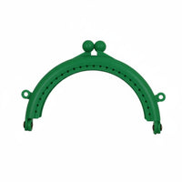 8.5cm Curve Bag Frame Multi-Color Plastic Kiss Lock Frame Lightweight