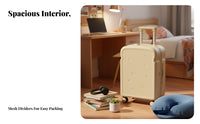 Bread pieceShaped Luggage Organized Interior Suitcase Built-in Combination Lock