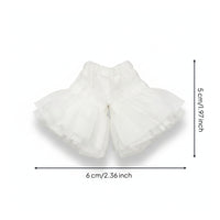 Ruffle Trim Layered Translucent Bloomer Skirt Skort