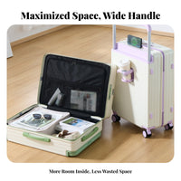 Multi-Function Hardside Luggage 360° rollers Suitcase TSA-Approved Lock