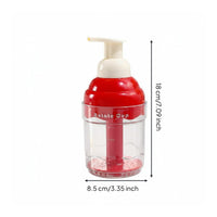 Pump Foaming Bottle Transparent Foaming Bottle Wide Top