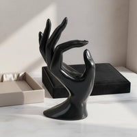 OK Gesture Band Display Stylish Design OK Gesture Jewelry Display Hand Shaped Jewelry Holder Stable Base for Countertop, Dresser