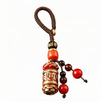 Engraved Charm Gold-Tone Fittings Brass Charm Decorative for Keyring