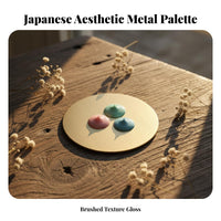 Square Polish Mixing Plate Japanese Design Nail Polish Mixing Plate Reusable Easy to Clean for Cosmetics Studio, Home