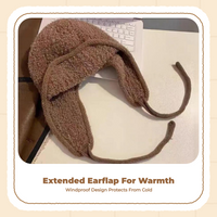 Relaxed Knit Hat for Women Thick Warm Ear Protection Winter