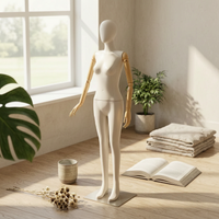 Full Body Mannequin with Square Base Stable for Retail Stores, Fashion Designers