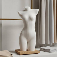 Lingerie Display Form Curvy Design Female Torso Mannequin Female Mannequin Torso Lightweight Adjustable Dress Form
