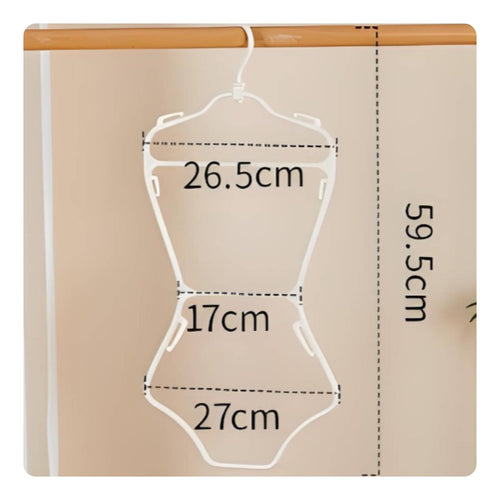Anti-Deformation Swimsuit Hanger Quick-Drying Swimsuit Display Hanger Multifunctional for Children, Retailers, Boutiques, Swimming Pools