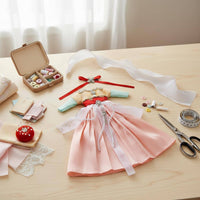 1/6 BJD Doll Dress Set Lightweight BJD Doll Outfit Draping Gauzy Material