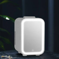 Cosmetic Refrigerator Removable Shelf Beauty Product Fridge Two-Way Power