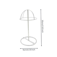 Metal Hat Display Stand Vertical Support Iron Hat Stand Freestanding