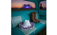 Festive Patriotic Cowboy Hat Lightweight Red White Blue Cowboy Hat Reusable for Independence Day, Parades, Parties