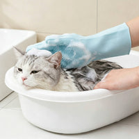 Pet Bathing Gloves Scrubbing Pet Care Tool Massage