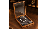 2 Pieces Jewelry Showcase Box Easy to Accessible Personal Accessory Storage