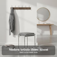 Upholstered Dressing Chair Modernist Design Upholstered Lowrear Chair for Bedroom