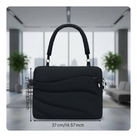 Puffer Computer Bag Lightweight Quilted Laptop Tote Shockproof for Office