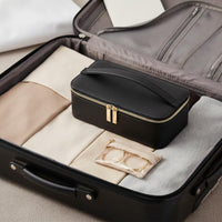 Portable Jewelry Travel Case Sleek Design 12-Pouch Jewelry Storage Box Large Capacity Safeguarding Soft Lining for Travelers