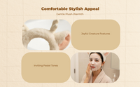 Face Cover Headband, Plush Deer Antlers, Makeup Routine