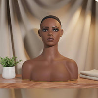 Mannequin Head Sturdy Hairpiece Display Bust Ear Openings Holes
