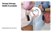 Lightweight Zipper Bag Black Zip Pouch Compact