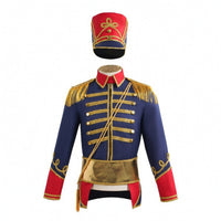 Costume with Hat Formal Cosplay Outfit Stage Performance for Cosplayers