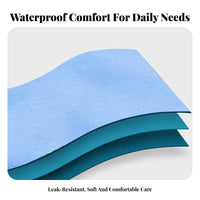 Leak-Proof Adjustable Incontinence Pants Waterproof Reusable Adult Cloth Diaper Leakproof for Bedridden Patients, Home Care, Overnight Use