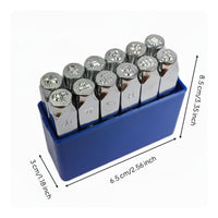 Astrological Punch Set Custom Pattern Symbol Stamping Tool Mirror Polished Metal Mark Stamp for Jewelers