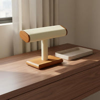Horizontal-Bar Bracelet Holder Minimalist Design Horizontal-Bar Bracelet Scrunchie and Watch Stand Shop Owners