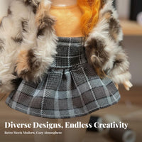 30cm Doll Clothes to-Wear Ensemble BJD Doll Outfit Set BJD Clothes Set for Hobbyists, Display